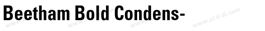 Beetham Bold Condens字体转换